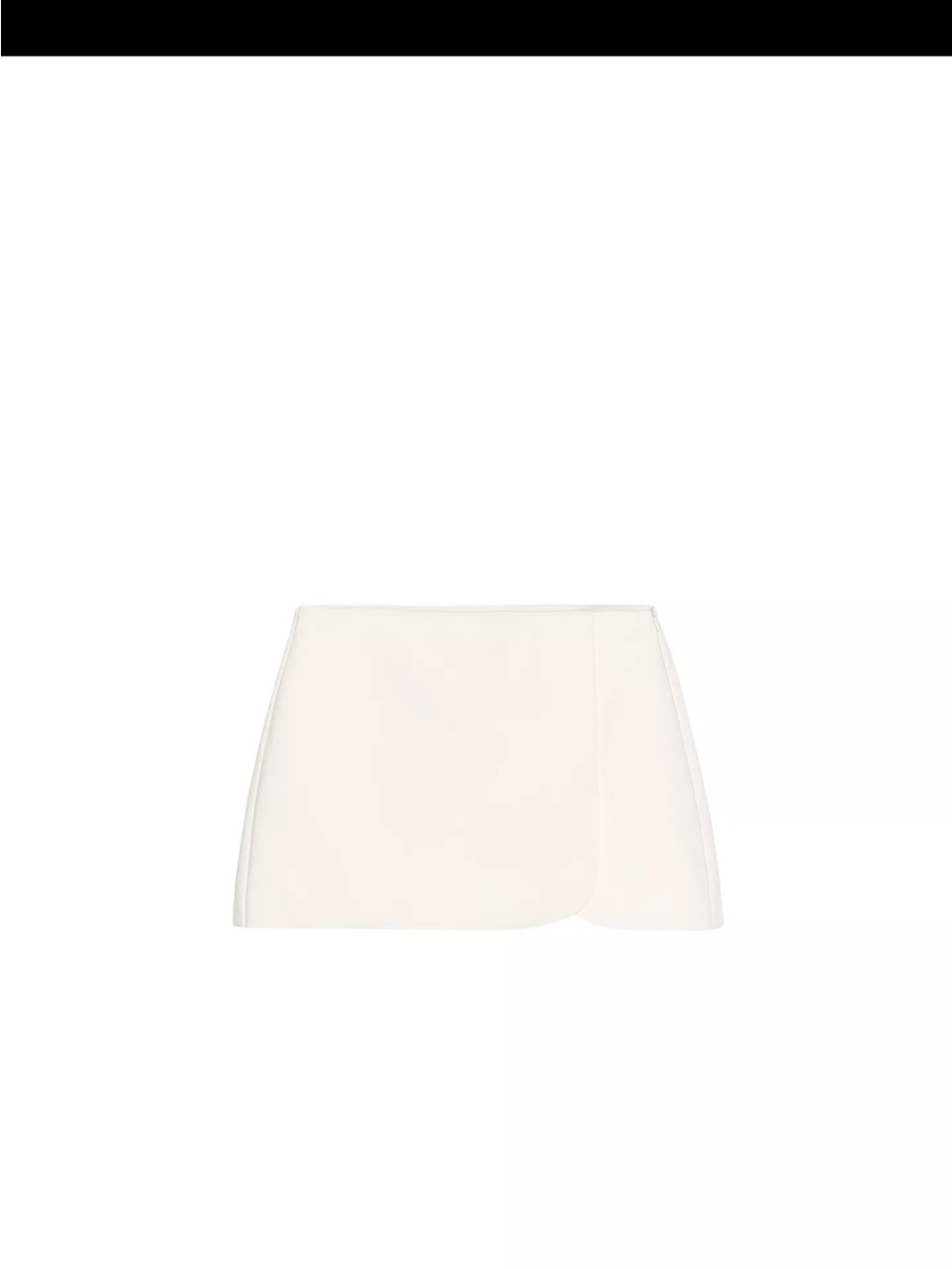 ZARA Never Worn! Oyster White Minimalist Skort